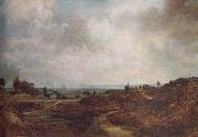 John Constable Hampstead Heath with London in the distance oil painting artist